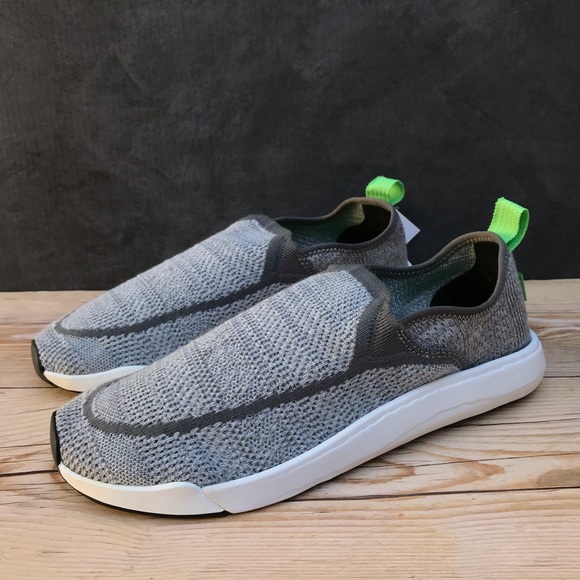 Sanuk Chiba Quest Knit Grey Men’s Slip-On Shoes - Picture 4 of 16